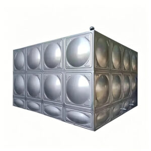 Heavy Duty Welded Steel Water Tank 3 8 Inch Wall Thickness Industrial Process ...