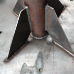 Street Light Pole Structure Welding Service 6mm Thick 304 Stainless with Custo...