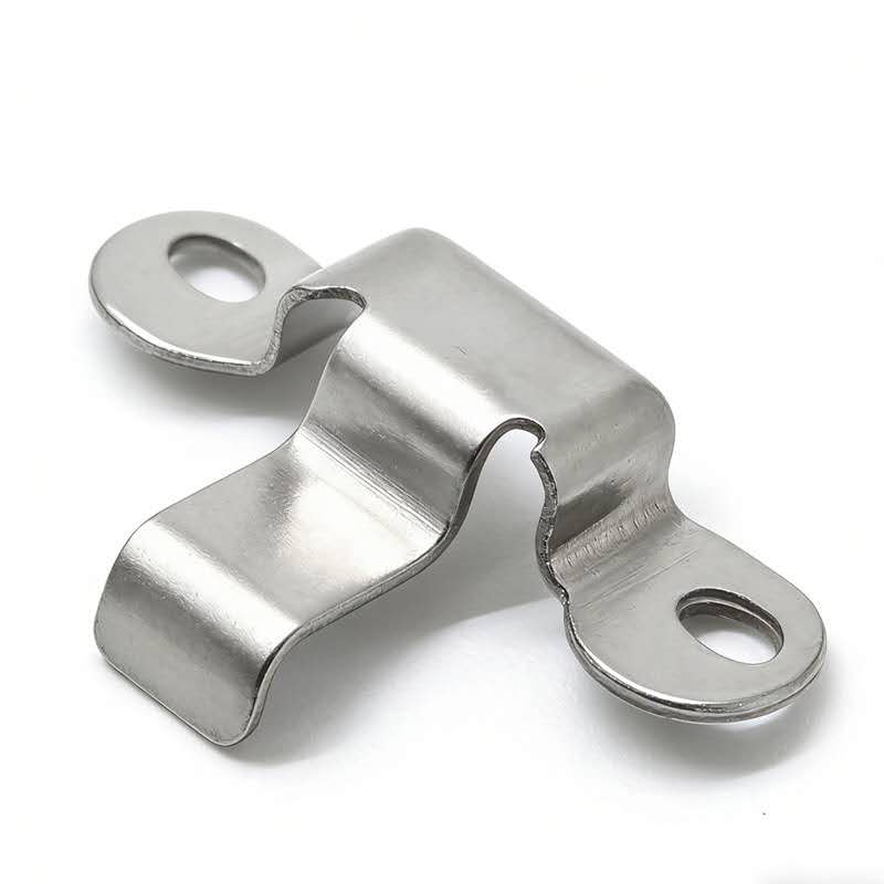 Mirror polished stainless steel interlock hanging buckle for industrial fastening applications