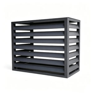 Custom aluminum air conditioner cover for residential and commercial outdoor AC units