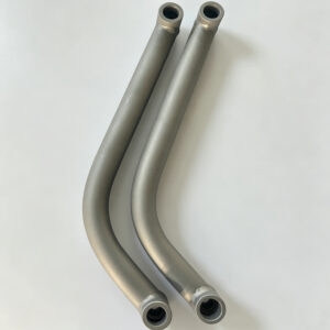 Custom Titanium Welding Pipe with CNC machined ends