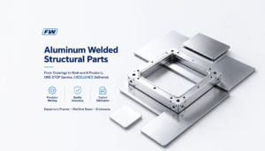Kundenspezifischer Aluminiumrahmen mit präzisionsgeschweißter Struktur für Industrieanlagen