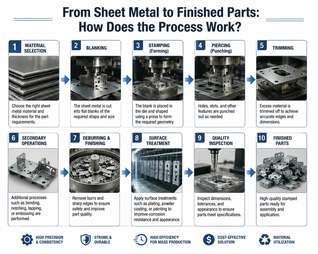 Metal Stamping for Automotive manufacturing process